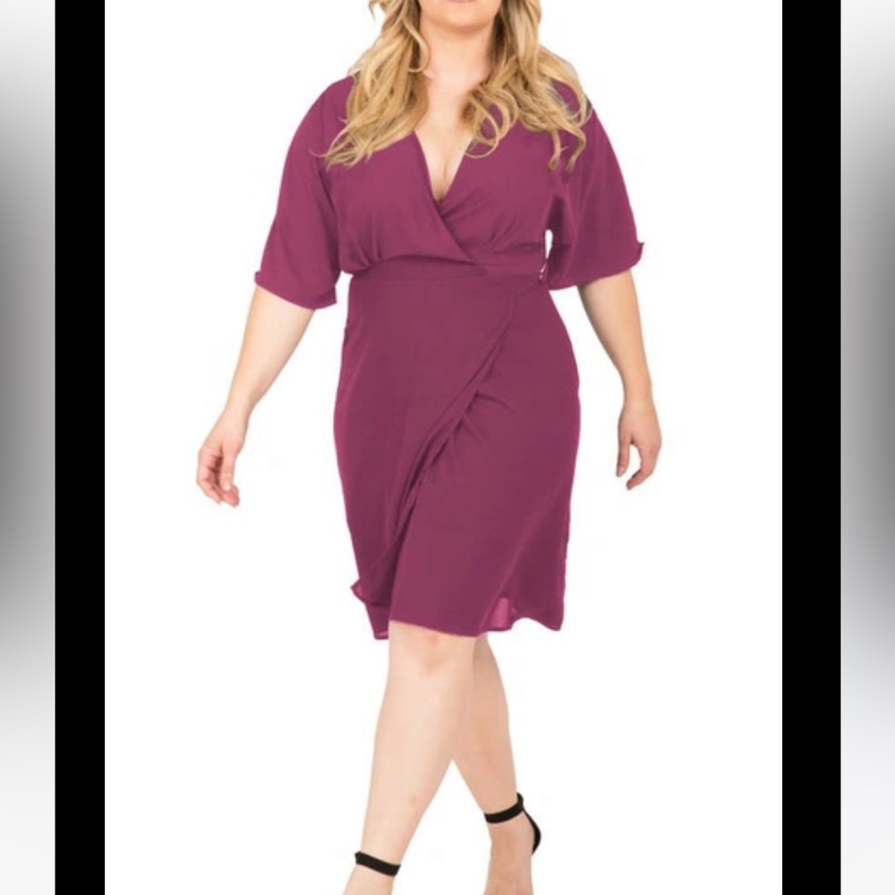 NWT Nordstrom’s Standards & Practice rose wrap dress